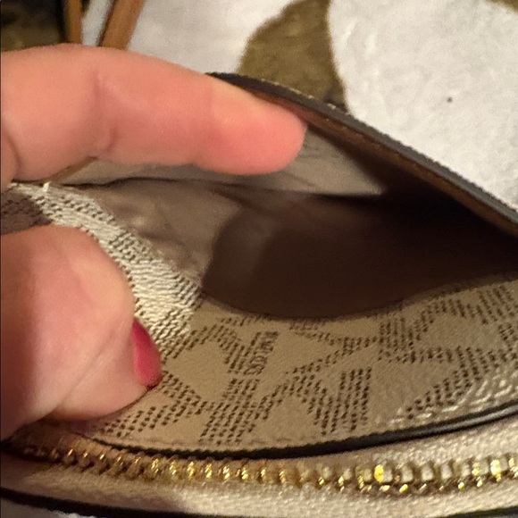 Michael Kors Beige and Brown Crossbody Bag - Picture 11 of 14